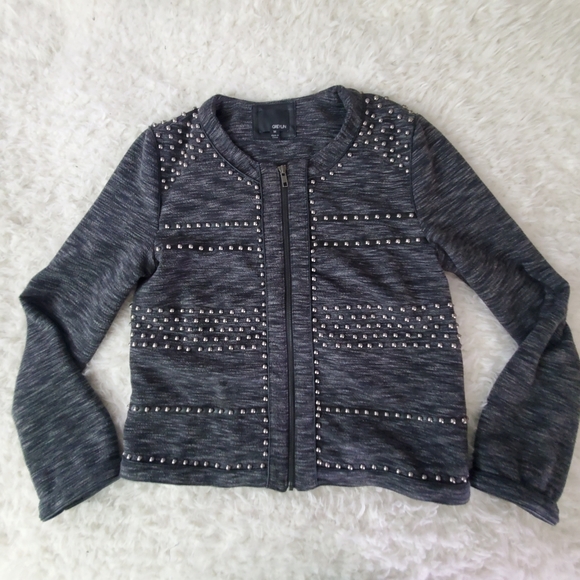 Greylin Monty Studded Knit Jacket - Picture 10 of 14